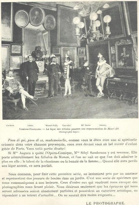 LAMINA 33822: Actores de la Comedie Française