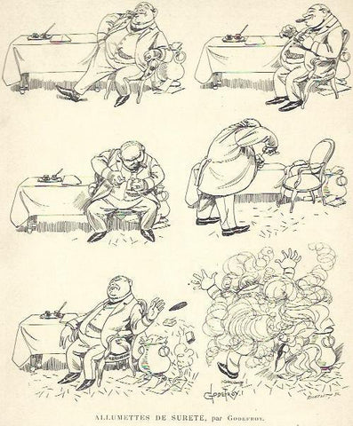 LAMINA 33819: Allumettes de Surete, por Godefroy