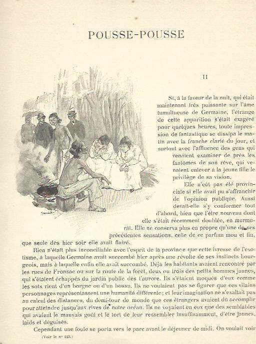 LAMINA 33801: Ilustracion para Pousse-pousse