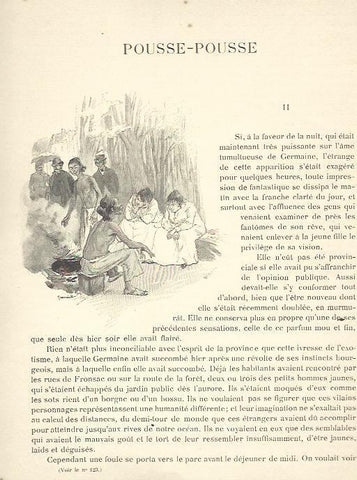 LAMINA 33801: Ilustracion para Pousse-pousse