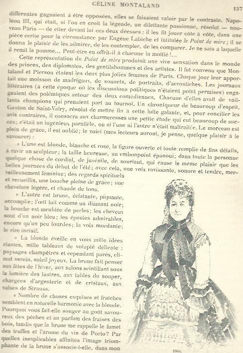 LAMINA 33799: Celine Montaland en 1864