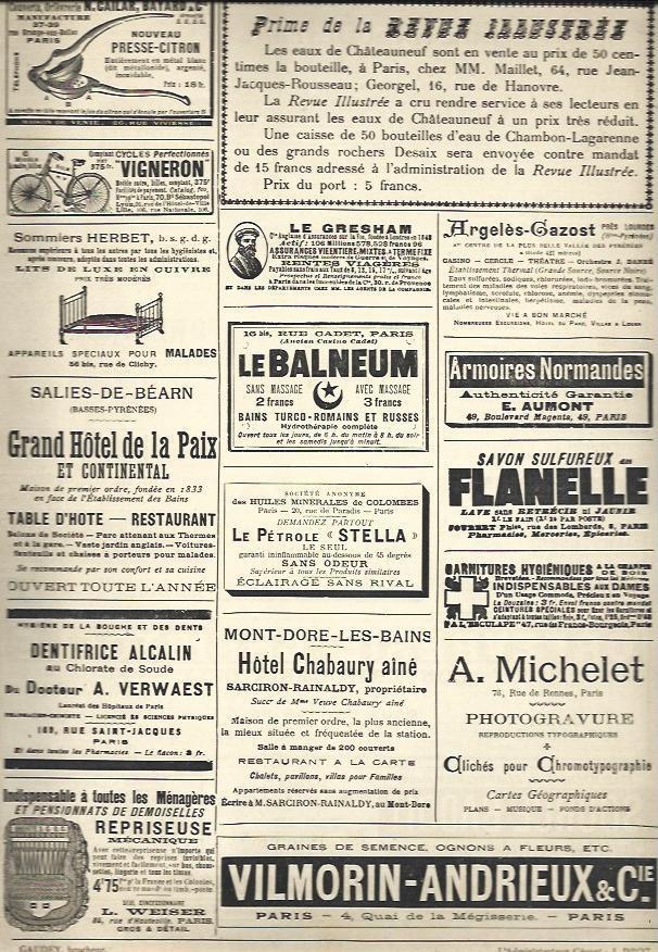 LAMINA 33825: Contraportada con publicidad 