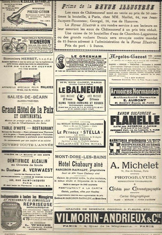 LAMINA 33825: Contraportada con publicidad 