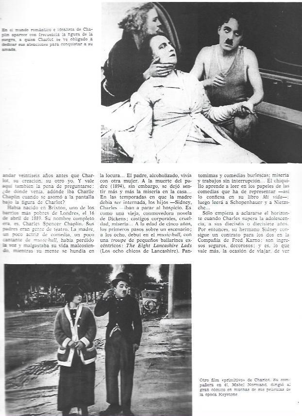 LAMINA 33848: Chaplin en dos peliculas