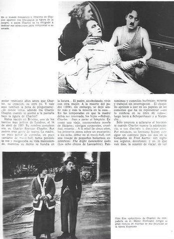 LAMINA 33848: Chaplin en dos peliculas
