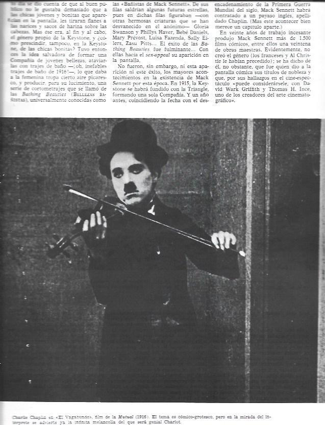LAMINA 33847: Charles Chaplin en El Vagabundo