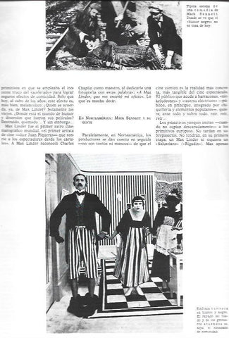 LAMINA 33845: Escena de una comedia de Mack Sennett