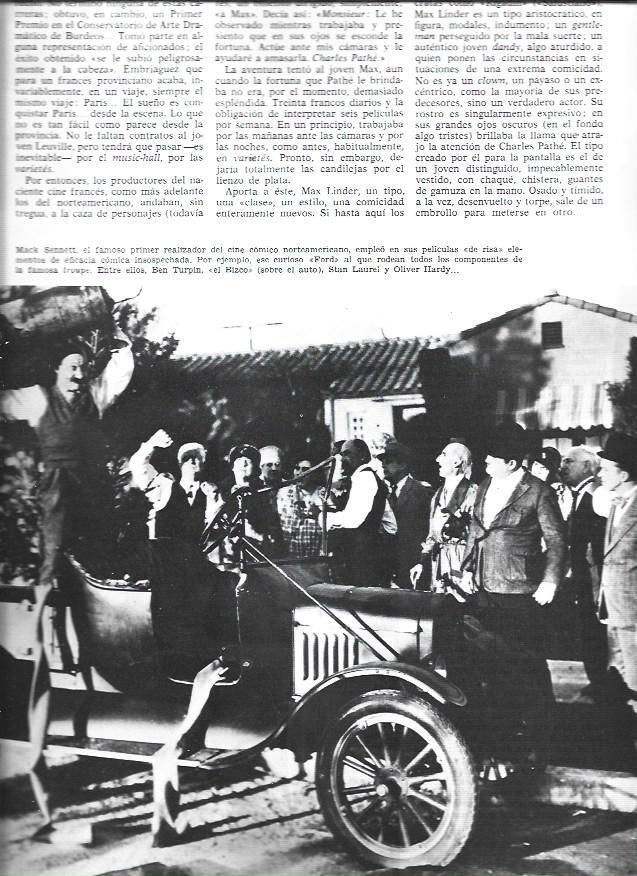 LAMINA 33843: Stan Laurel y Oliver Hardy con la troupe