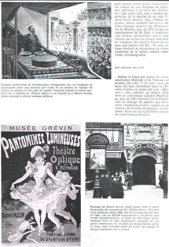 LAMINA 33830: Reynaud y fachada del Museo Grevin de Paris