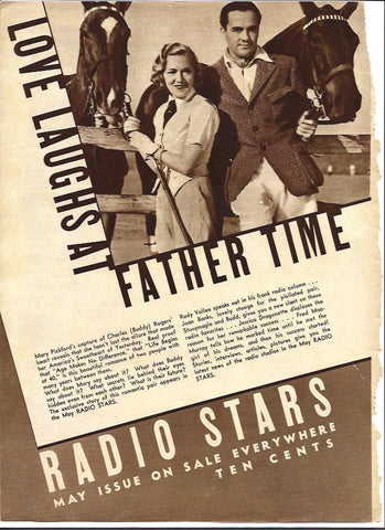 LAMINA 34284: Rudy Vallee y Joan Banks en Radio Stars
