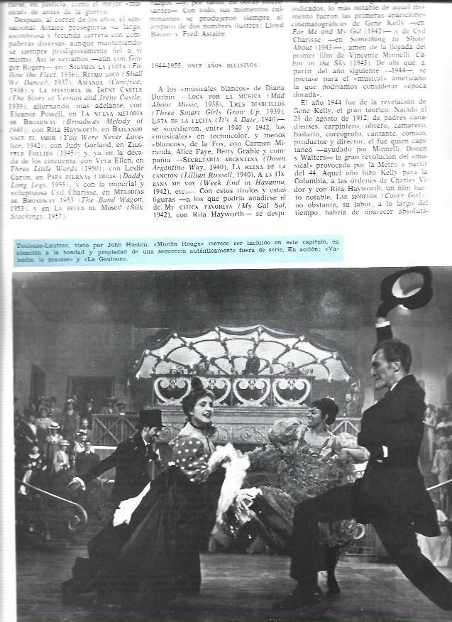 LAMINA 33984: Escena de Moulin Rouge de John Huston