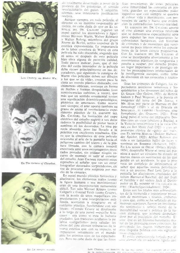LAMINA 33994: Lon Chaney en tres personajes