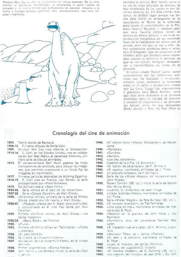 LAMINA 34036: Gertie el dinosaurio domesticado