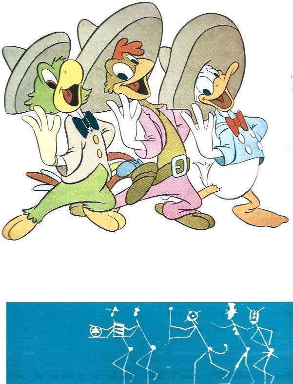 LAMINA 34034: Los tres caballeros