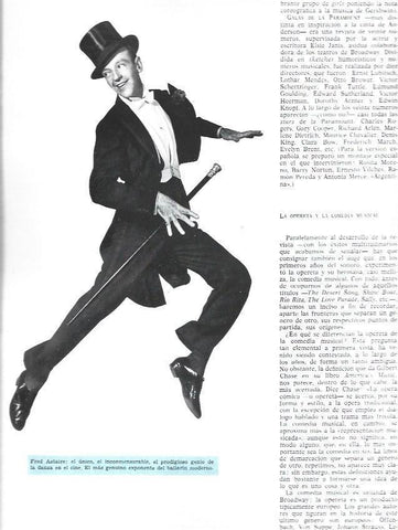 LAMINA 33981: Fred Astaire bailando