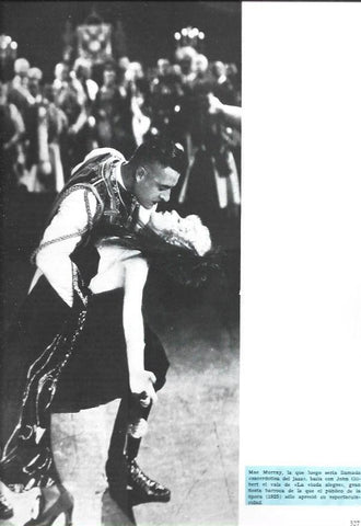 LAMINA 33979: Mae Murray u John Gilbert en La viuda alegre