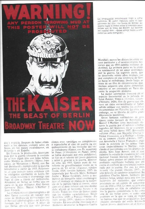 LAMINA 33943: Cartel de La bestia de Berlin