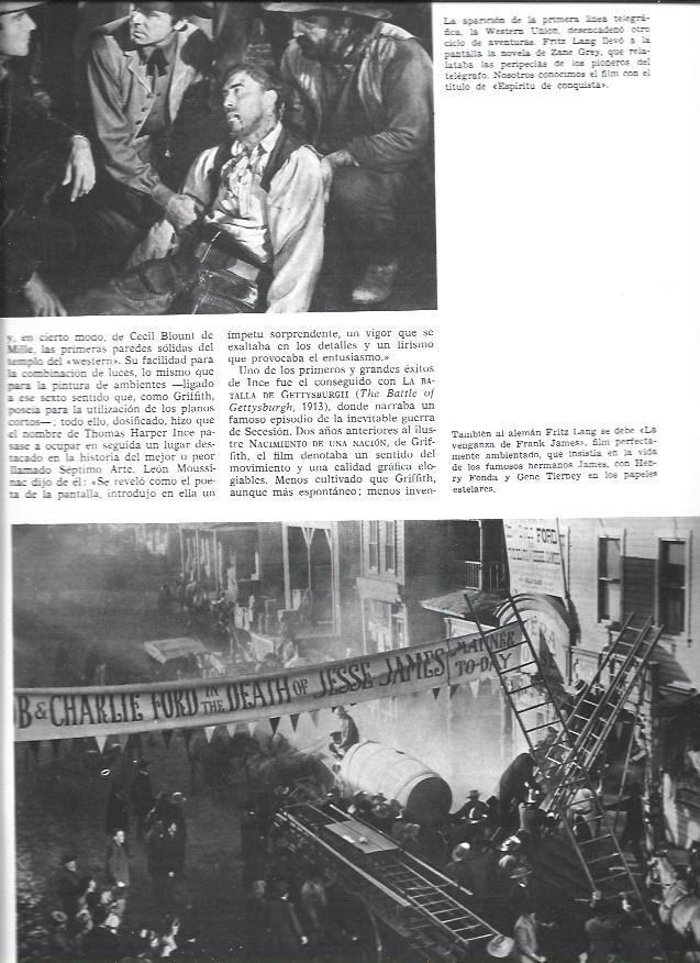 LAMINA 33928: Escenas de Espiritu de conquista y La venganza de Frank James