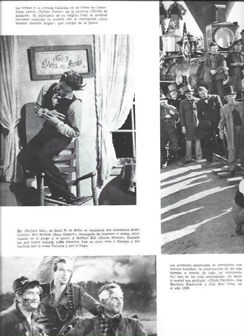 LAMINA 33925: Tyrone Power como Jesse James y Gary Cooper en Buffalo Bill