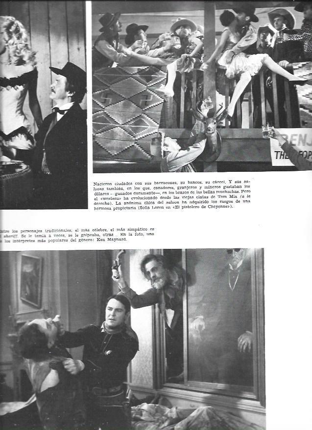 LAMINA 33924: Sofia Loren en El pistolero de Cheyenne y Ken Maynard