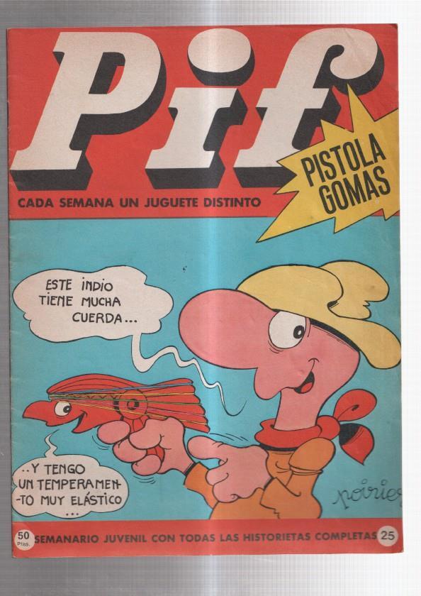 semanario juvenil Pif numero 25: Rahan: Adoracion a la muerte