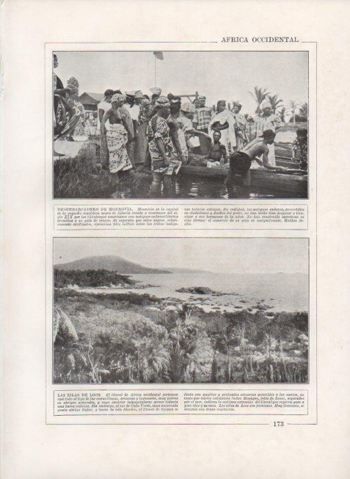 LAMINA V27841: Desembarcadero de Monrovia y Las Islas de Loos