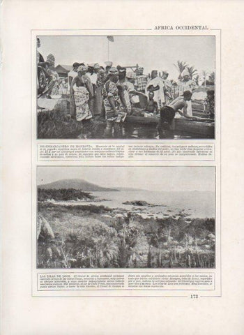 LAMINA V27841: Desembarcadero de Monrovia y Las Islas de Loos