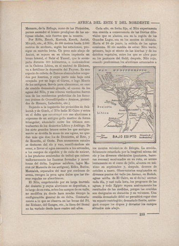 LAMINA V27853: Mapa del bajo Egipto