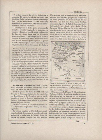 LAMINA V27854: Mapa de Libia