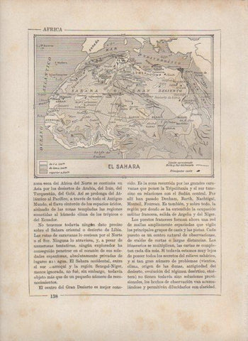 LAMINA V27827: Mapa de El Sahara