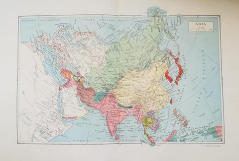 LAMINA V27800: Mapa de Asia