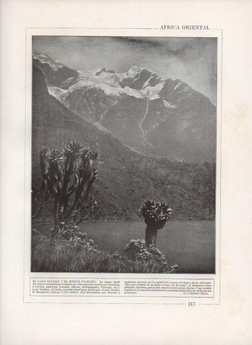 LAMINA V27860: El lago Biyuku y el Monte Stanley