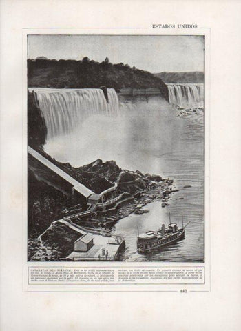 LAMINA V27902: Cataratas del Niagara