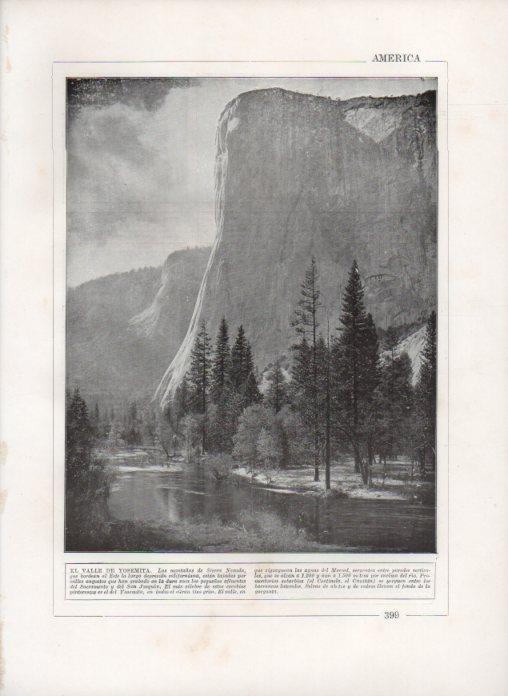 LAMINA V27891: Valle de Yosemite, Estados Unidos
