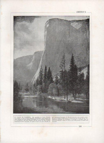 LAMINA V27891: Valle de Yosemite, Estados Unidos