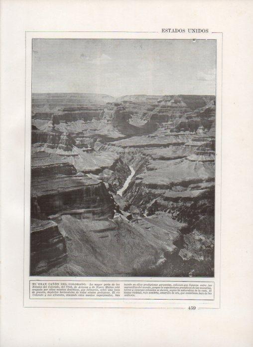 LAMINA V27906: El Gran Cañon del Colorado