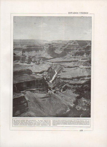 LAMINA V27906: El Gran Cañon del Colorado