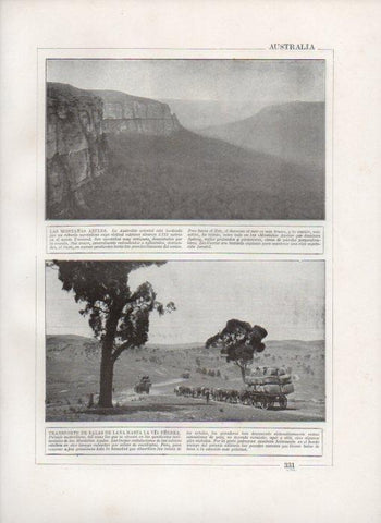 LAMINA V27875: Las Montañas Azules, Australia