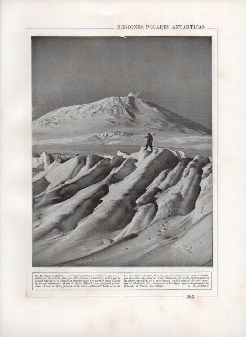 LAMINA V27886: Monte Erebus, La Antartida