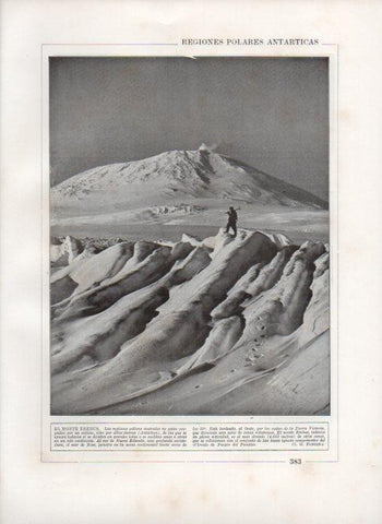 LAMINA V27886: Monte Erebus, La Antartida