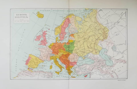 LAMINA V27799: Mapa Europa politica