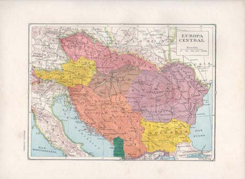 LAMINA V27728: Plano de Europa Central