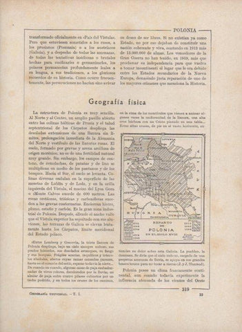 LAMINA V27733: Mapa del reparto de Polonia en el siglo XVIII