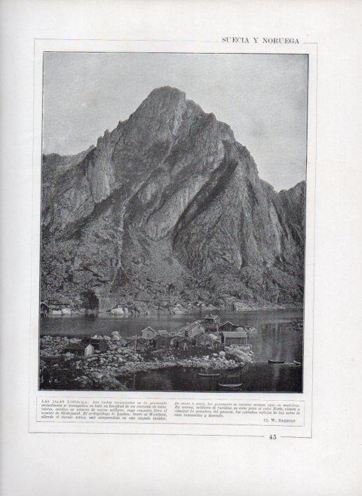 LAMINA V27685: Islas Lofoten, Noruega