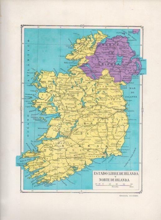 LAMINA V27686: Mapa de Irlanda