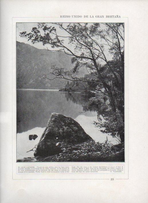 LAMINA V27687: Loch Katrine, Irlanda