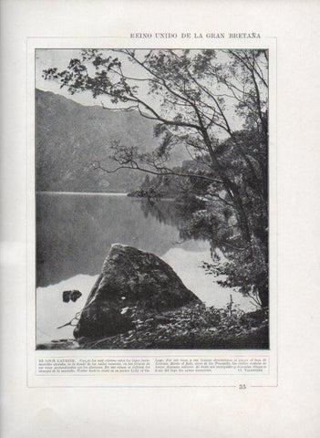 LAMINA V27687: Loch Katrine, Irlanda