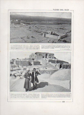 LAMINA V27795: Vista de Biryend o Biryan, Iran
