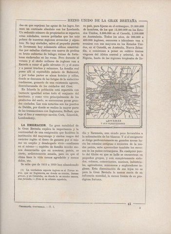 LAMINA V27755: Mapa de Londres y alrededores