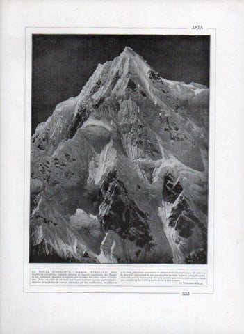 LAMINA V27758: Monte Siniolchun, Sikkim en Himalaya